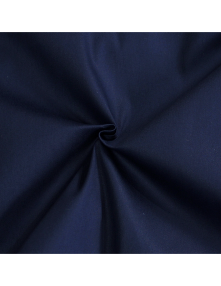 Satin de coton - Marine