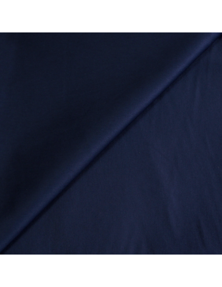 Satin de coton - Marine