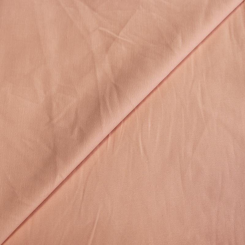 Satin coton & élasthanne - Nude