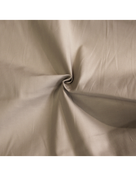 Satin de coton - Mastic