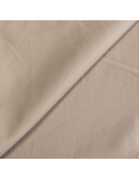 Satin de coton - Mastic