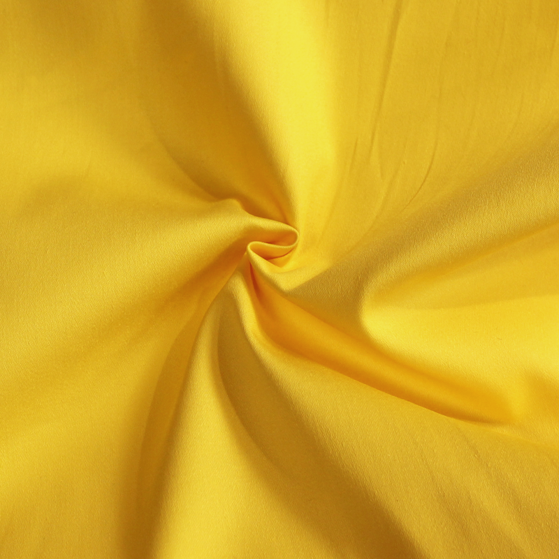 Satin de coton - Jaune poussin