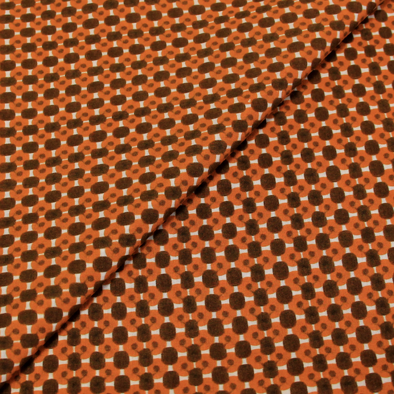 Voile de coton imprimé - Lichen