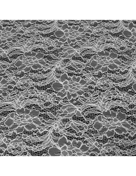 Dentelle fleuri noir - Elly