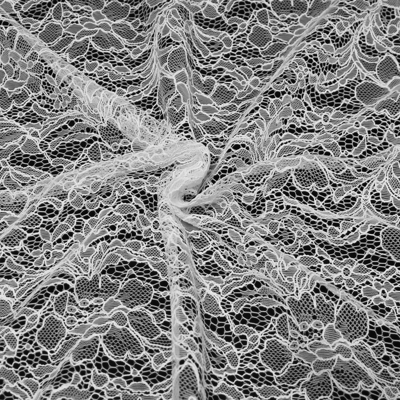 Dentelle fleuri noir - Elly