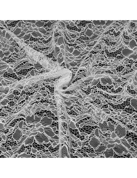 Dentelle fleuri noir - Elly