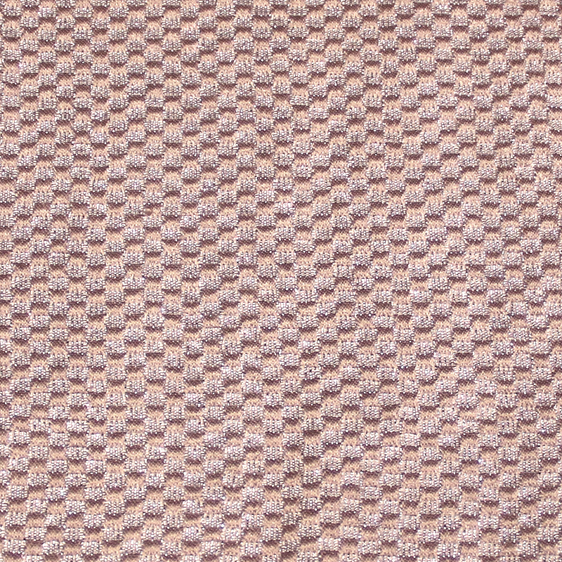 Tissu broché - Nid d'abeille rose