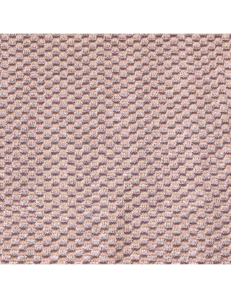 Tissu broché - Nid d'abeille rose