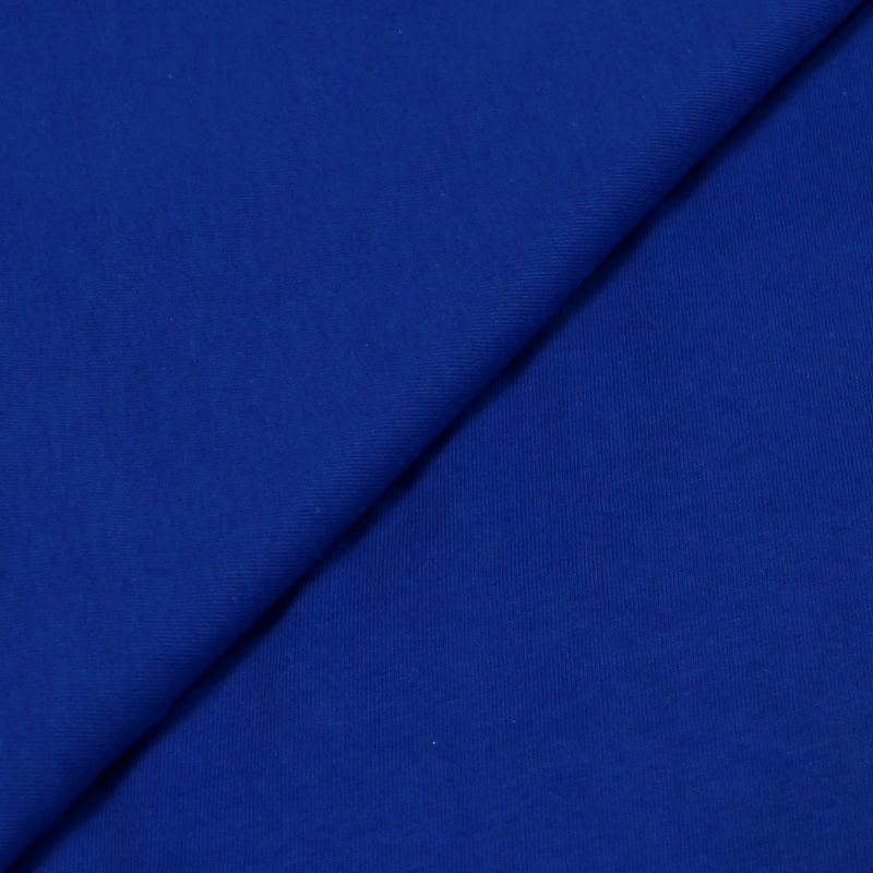 Jersey uni 100% coton - Bleu roi