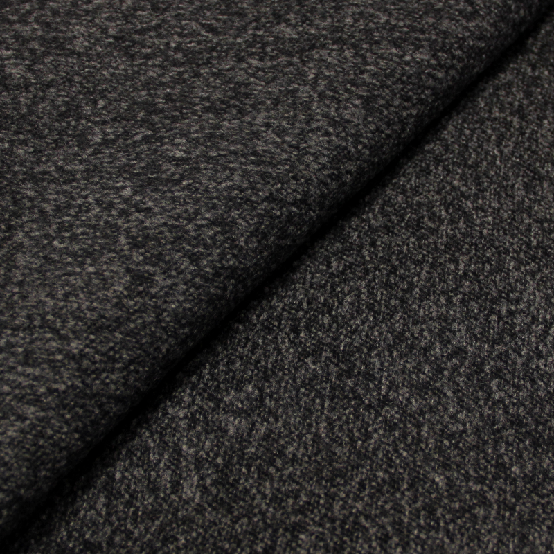 Tweed foulé - Anthracite