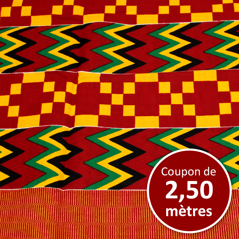 Tissu Africain WAX - Goba (coupon de 2,50 mètres)