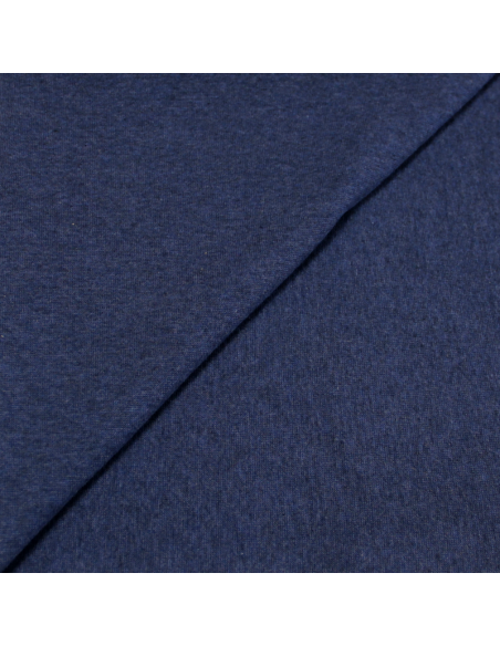 Bord côte uni - Indigo chiné