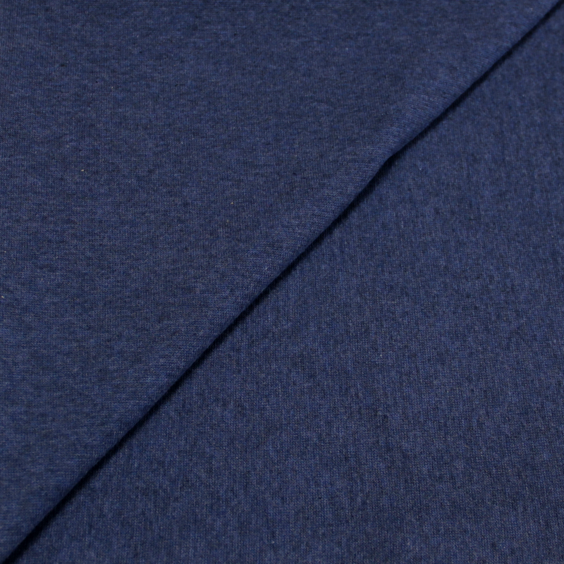 Bord côte uni - Indigo chiné