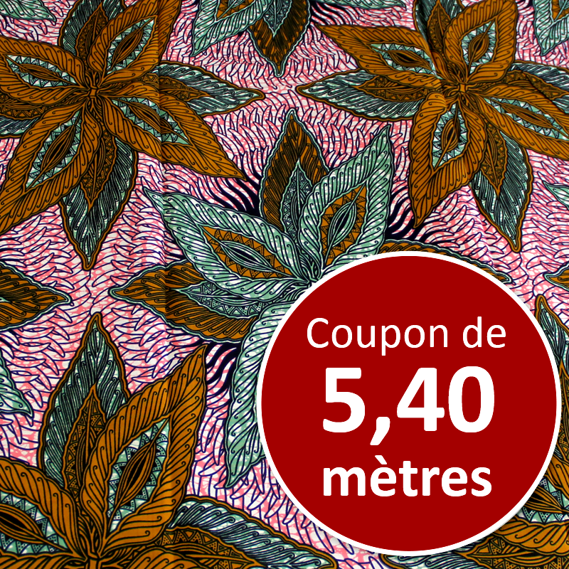 Tissu Africain WAX - Lalibela (coupon de 5,40 mètres)