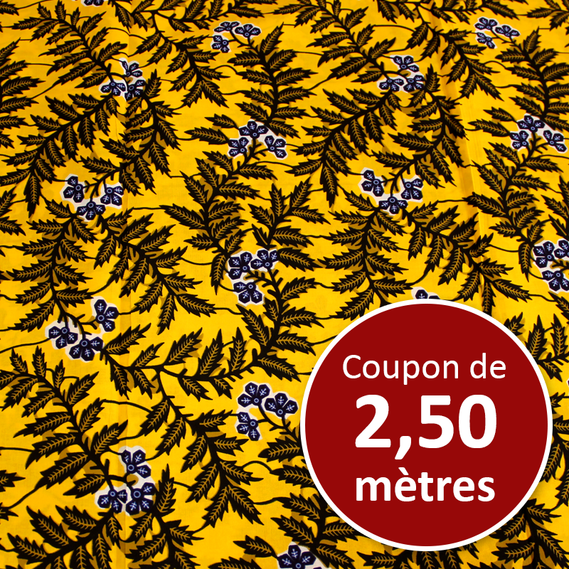 Tissu Africain WAX - Bantou (coupon de 2,50 mètres)