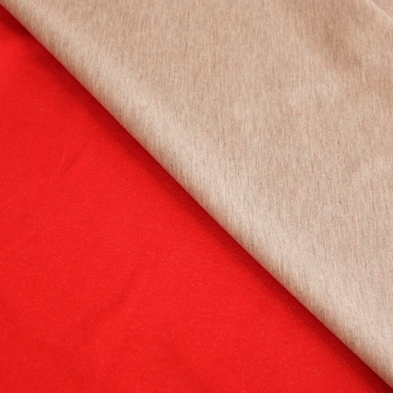 Jersey coton & élasthanne - Blanc cassé