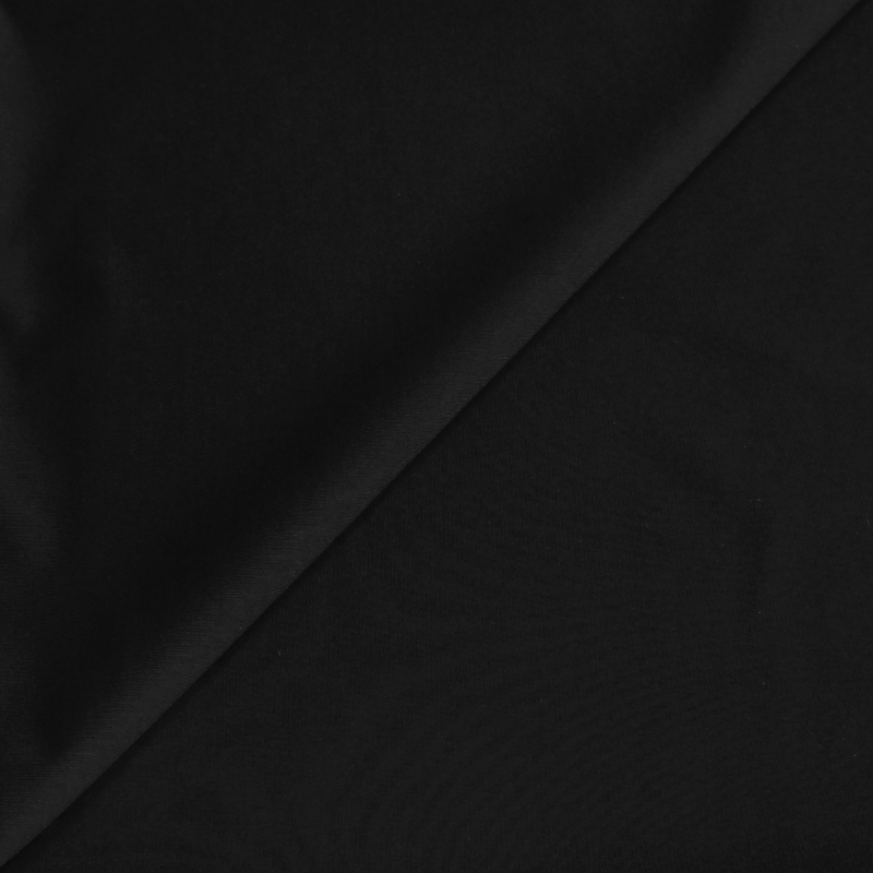 Tissu pour maillot de bain uni - Noir