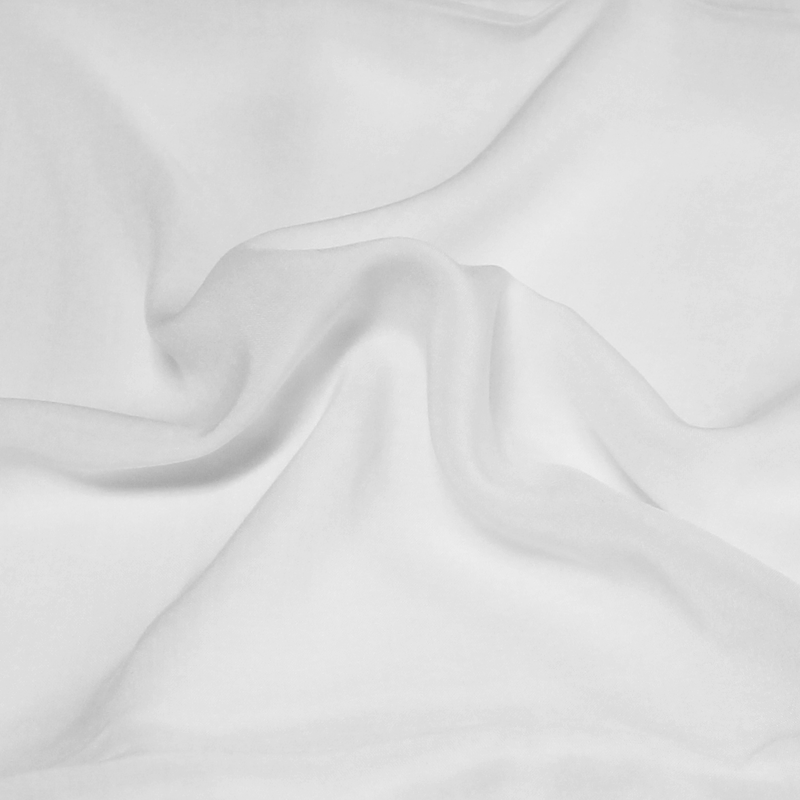 Voile de viscose - Blanc