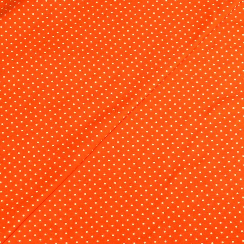 Jersey imprimé - Tête d'épingle orange