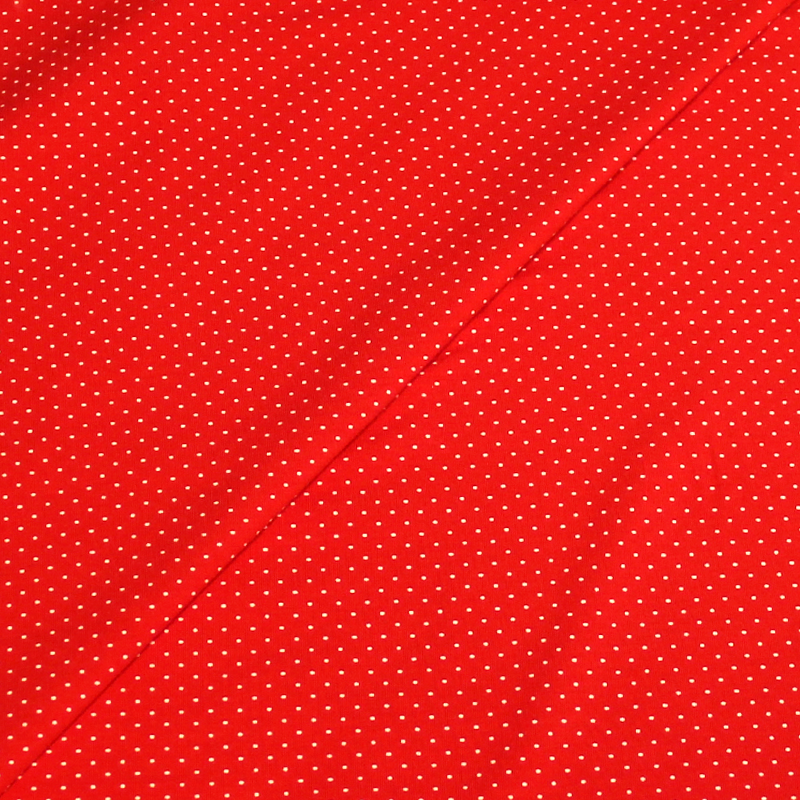 Jersey imprimé - Tête d'épingle rouge