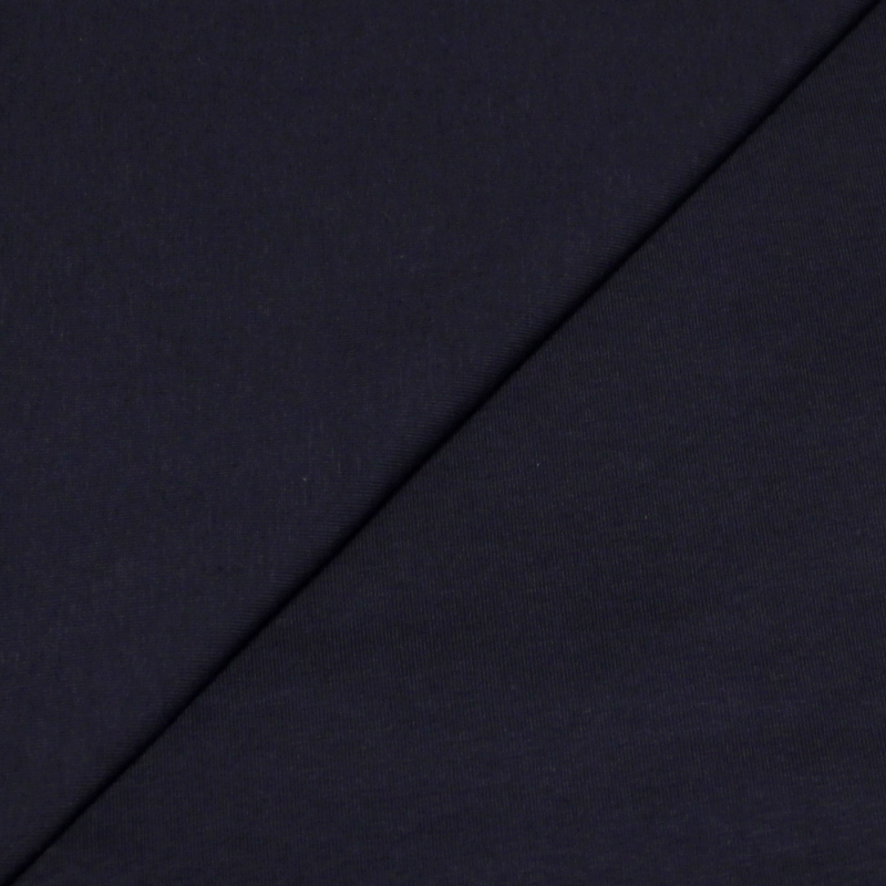 Jersey coton & élasthanne - Noir