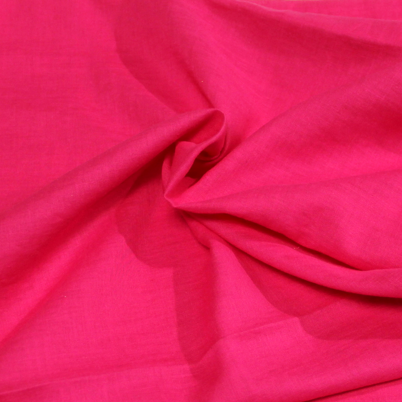 Voile 100% coton - Fuchsia