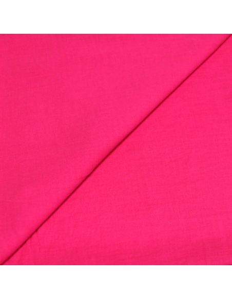 Voile 100% coton - Fuchsia