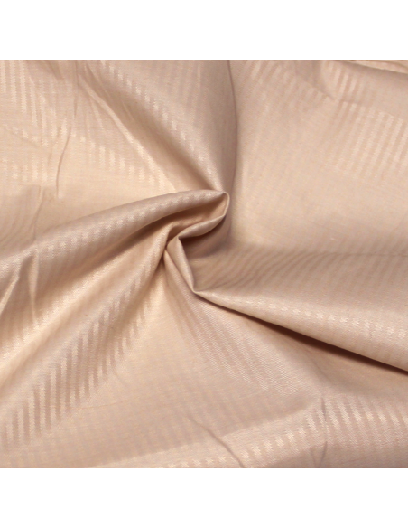 Doublure épaisse 100% polyester - Rayé écru