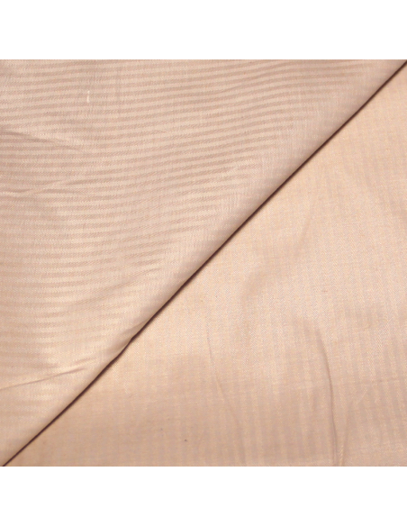 Doublure épaisse 100% polyester - Rayé écru