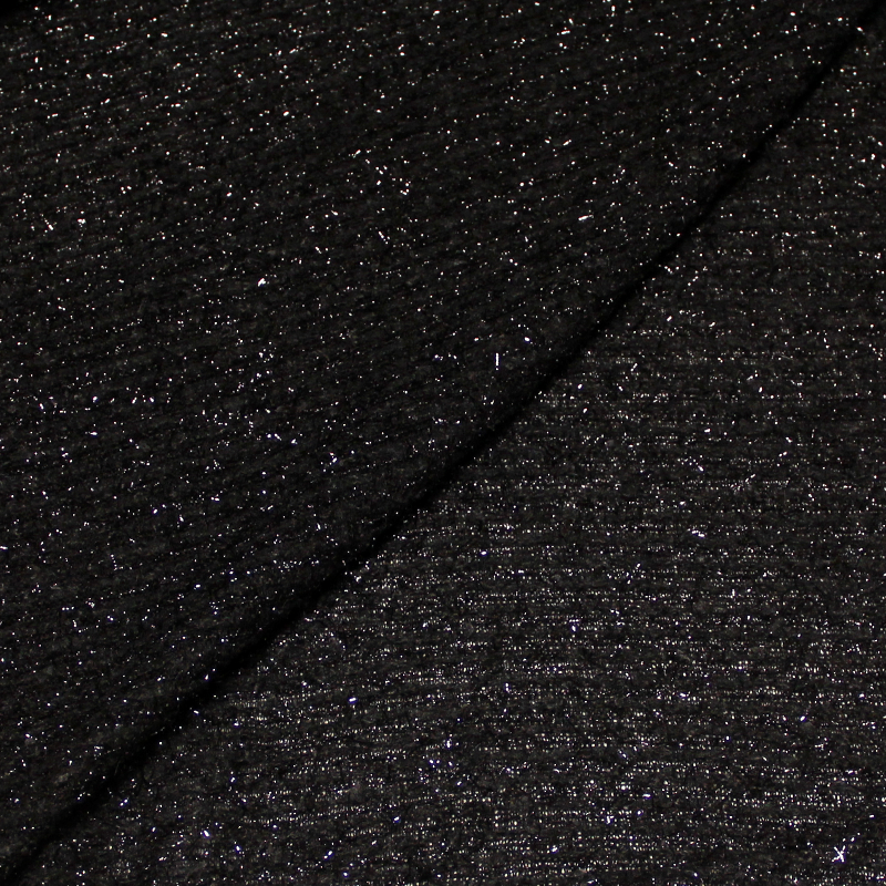 Tweed fin - Noir lurex
