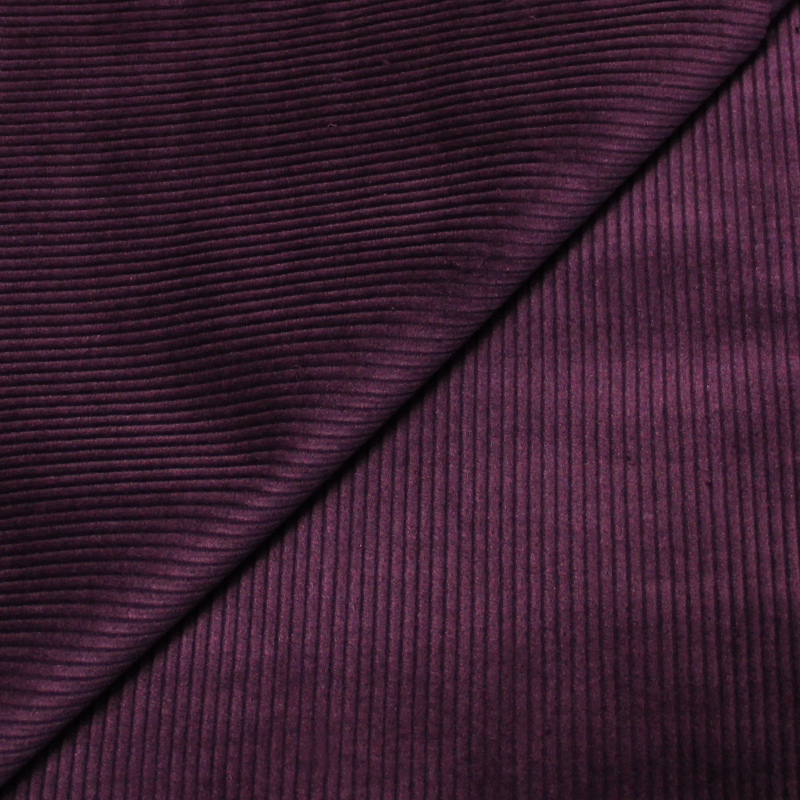 Velours côtelé 500 raies - Violet