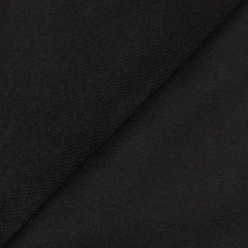 Jersey 100% coton - Noir