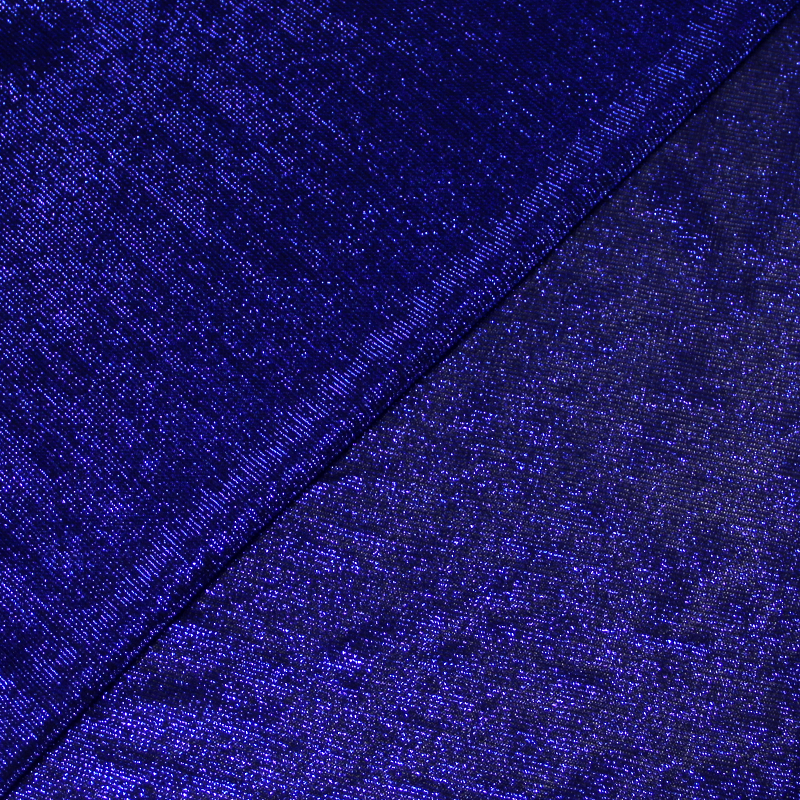 Jersey lurex - Bleu électrique