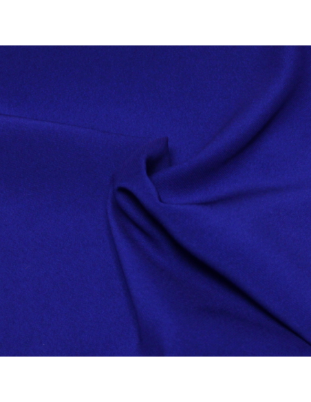 Crêpe envers satin - Bleu roi