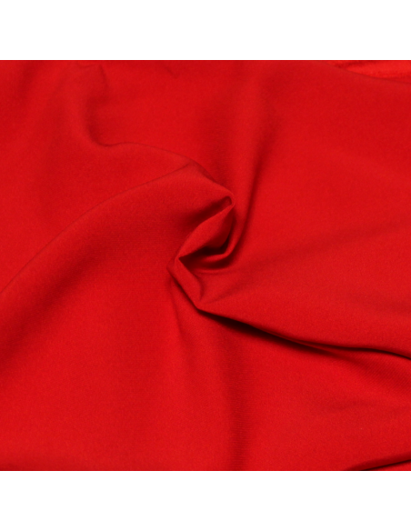 Crêpe envers satin - Rouge