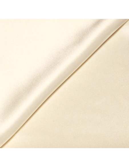 Satin double face - Ecru