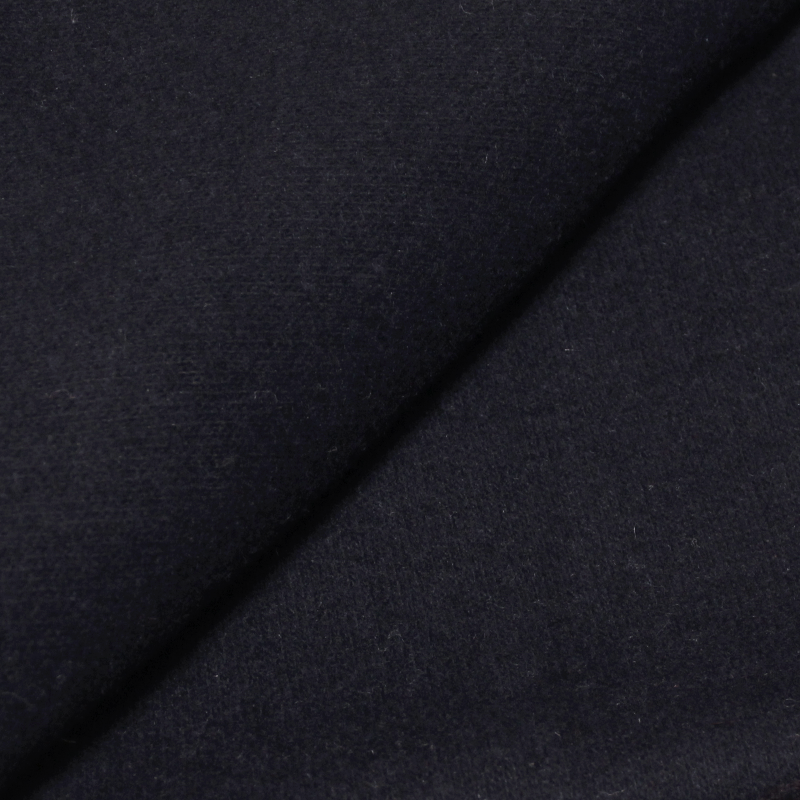 Jersey de laine poids manteau - Bleu nuit