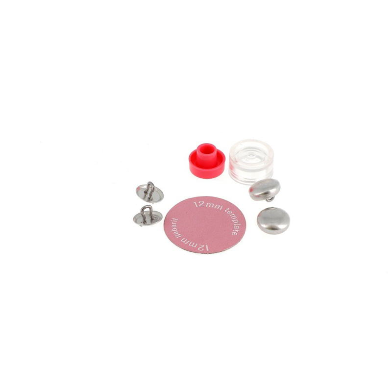 Boutons à recouvrir en métal à coudre (12 mm)