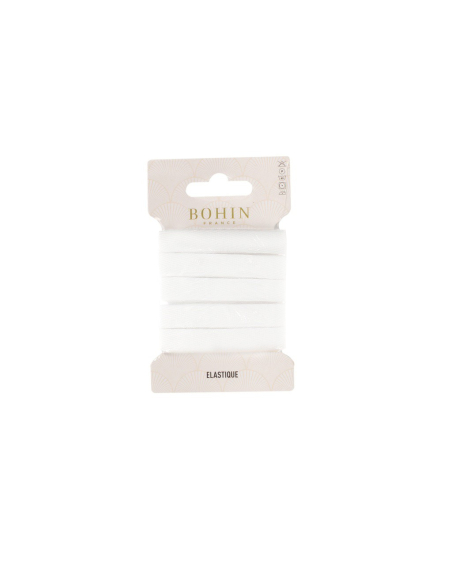 Ruban coton sergé 10 mm blanc