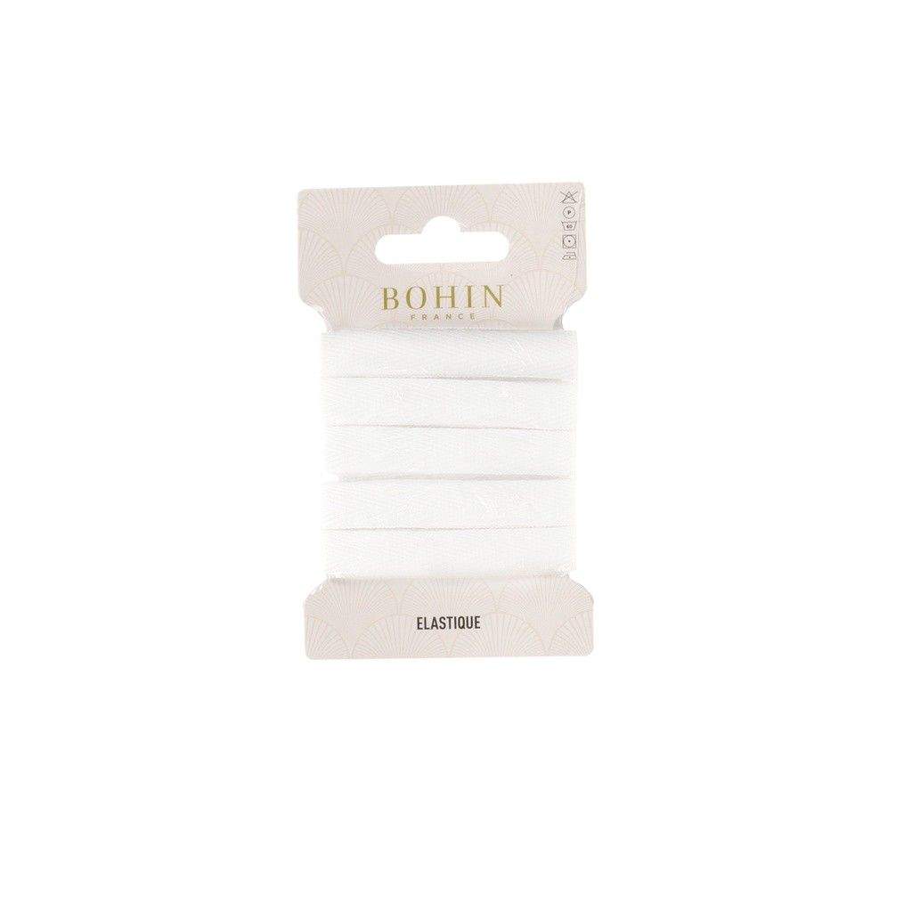Ruban coton sergé 10 mm blanc