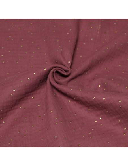 Double gaze - Vieux rose pépite d'or