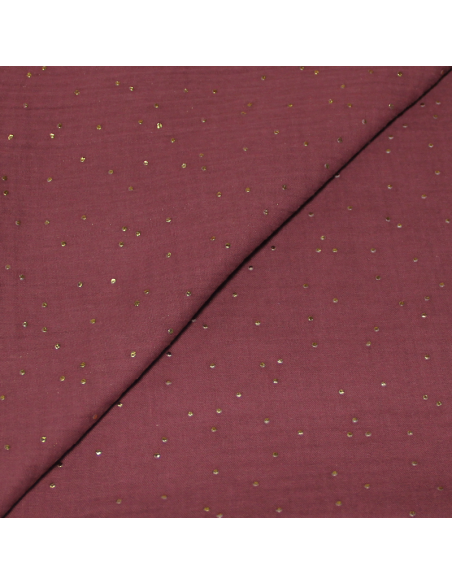 Double gaze - Vieux rose pépite d'or