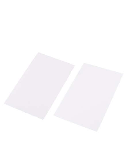 Pièces de réparation autocollantes (8 cm x 13 cm, Blanc)