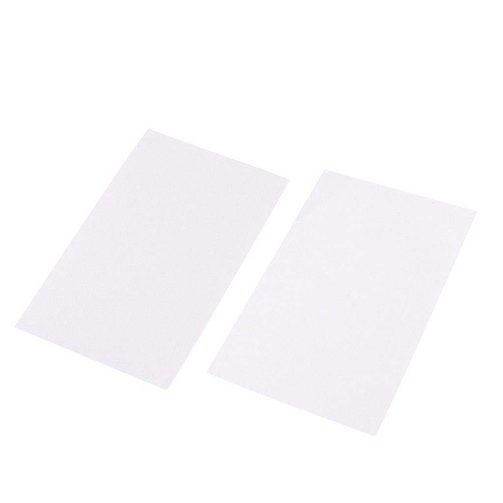 Pièces de réparation autocollantes (8 cm x 13 cm, Blanc)