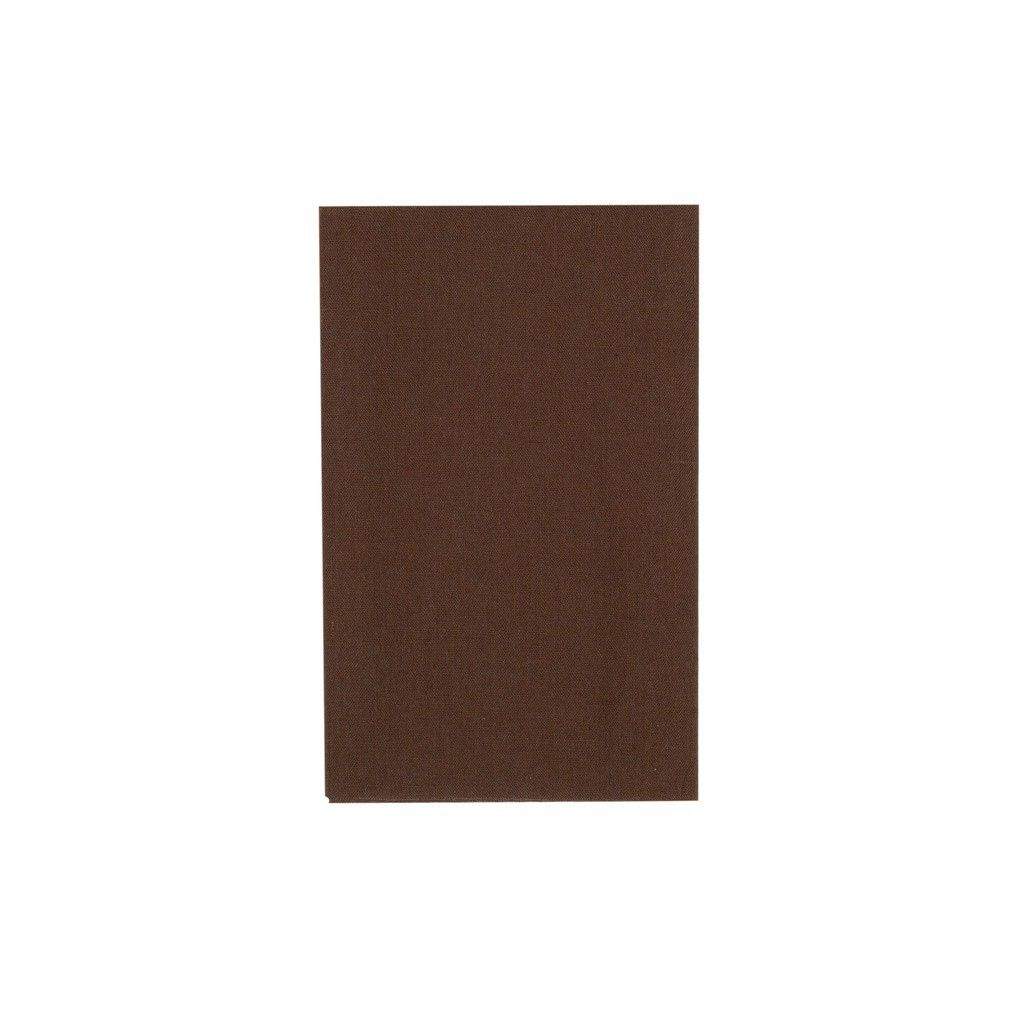Pièce de réparation thermocollante 100% percale de coton (Marron)