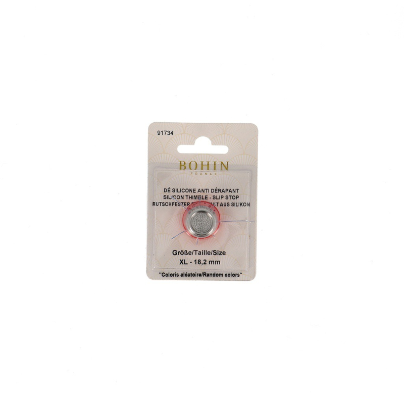 Dés à coudre en silicone embout acier taille XL