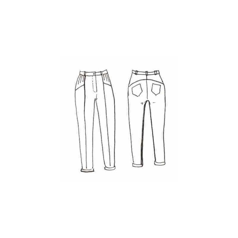 Patron pantalon, jean Hussard / Patron pochette Maison Fauve
