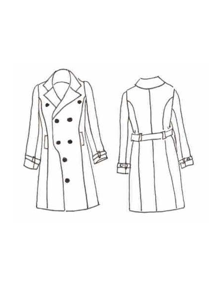 Patron manteau, veste Tsar /  Maison Fauve