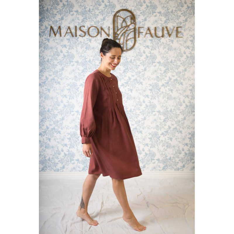 Patron robe chemise Atlas /   Maison Fauve