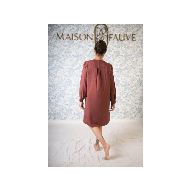 Patron robe chemise Atlas /   Maison Fauve